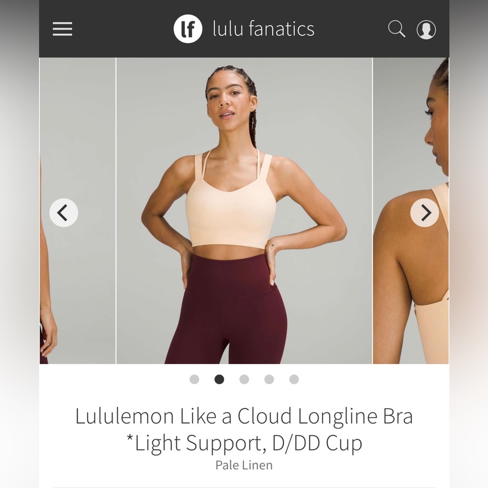 Lululemon Like a Cloud Longline Bra 14